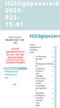 Mobile Screenshot of hutogepszereles.net